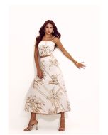 Lily Belle | Top em Linho Estampa Exclusiva