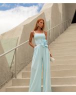 Madri Belle | Macacão Viviane Azul Bebê