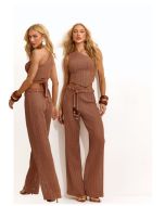 Lily Belle | Conjunto Crochet Artesanal Avelã