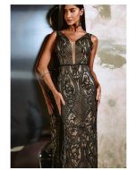 Lily Belle | Vestido Tule Pedraria Handmade Preto