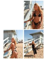 Lily Belle | Biquini Malha Jacquard Preto