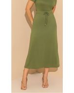 Imperio By Titanium | Saia Evasê de Malha Verde