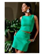 Lily Belle | Short-Saia Lily Verde