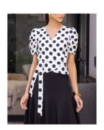 Imperio By Titanium | Blusa de Poá com Amarração