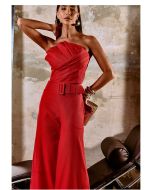 Lily Belle | Conjunto em Linen Washed Vermelho