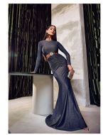 Lily Belle | Vestido Shine Premium Marinho