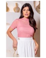 Dumene | Blusa Tule Rosa