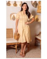 Dumene | Chemise Guipir Span Amarelo