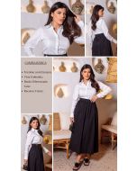 Dumene | Camisa Básica Tricoline Branco