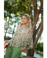 Studio Guapo | Blusa em Tule Poliamida Estampada