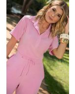 Studio Guapo | Blusa em Crepe com Elastano Rosa