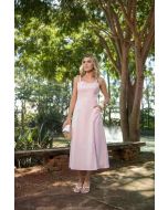 Studio Guapo | Vestido em Tricoline de Algodão Rosa
