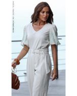 Cora Canela | Blusa Slub Aveia