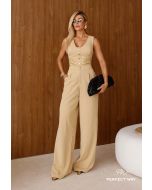 Perfect Way | CONJUNTO FEMININO CROPPED BORDADO + CALÇA PANTALONA