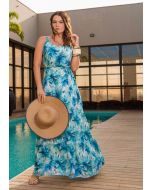 Vanessa Ferraz | Vestido longo c/ cinto