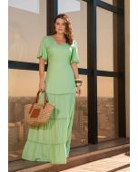 Vanessa Ferraz | Vestido longo c/ renda
