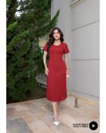Montaria | Vestido Toronto Vermelho