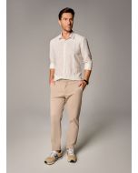 KDU | Calça Casual Masc slim Camel