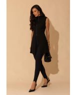 Flor da Moda | Blusa Alongada Preto