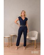 Studio Guapo | Blusa em Linho Azul