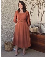 Dona Charme | Vestido Midi Alfaiataria