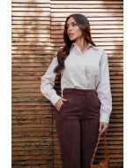 La Portt | Camisa Feminina Tricoline
