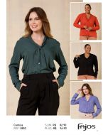 Fajos | Camisa Lisa com laço