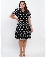 Dona Charme | Vestido curto poliviscose