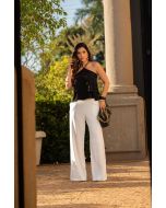 Flor da Moda | Calça Pantalona Crepe