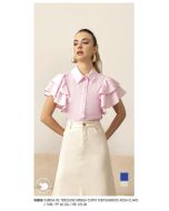Imperio By Titanium | Camisa de Tricoline Rosa Claro