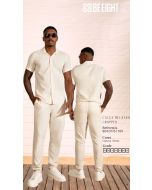 BE EIGHT | Calça Relaxed Cropped Natural