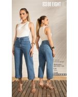 BE EIGHT | Calça Pantacourt Jeans