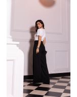 Flor da Moda | Calça Pantalona Cós Cinto
