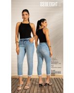 BE EIGHT | Calça Cropped Moleton Jeans