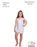 Sul Kids | Pijama Feminino Have Fun Galaxy