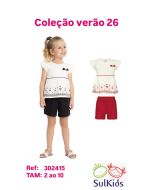 Sul Kids | Conjunto Alakazoo shorts e blusa