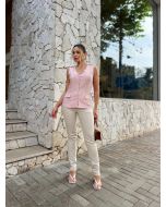 Julia Rodrigues | Colete Clássico Breeze Rosê