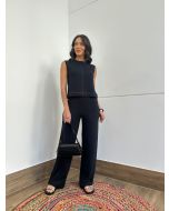 Maria Dubox | Conjunto de calça Ohana preto