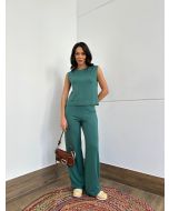 Maria Dubox | Conjunto de calça Ohana verde