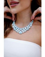 Jaqueline Bueno | Colar Prata Larimar