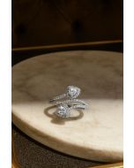 Jaqueline Bueno | Anel Prata Cravejado