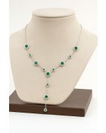 Jaqueline Bueno | Colar Prata Verde