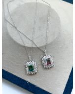 Jaqueline Bueno | Colar Prata Cravejado