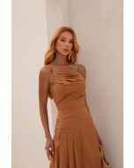 Flor da Moda | Blusa Assimétrica Camel