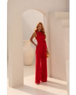 Flor da Moda | Macacão Amarração Vermelho