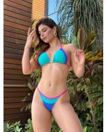 Logata | Conjunto de Biquíni Paola Azul