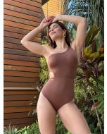 Logata | Maiô Benedita Marrom