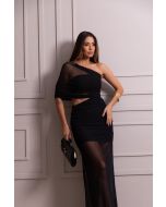 Flor da Moda | Vestido Tule Preto