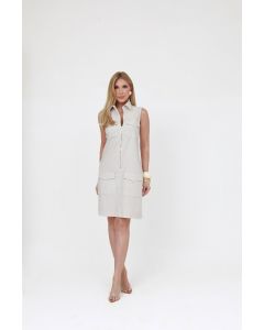 Pimenta Roxa| Vestido Linho Marcia 