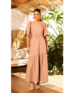 Oi Mulher | Vestido Detalhe Cinto